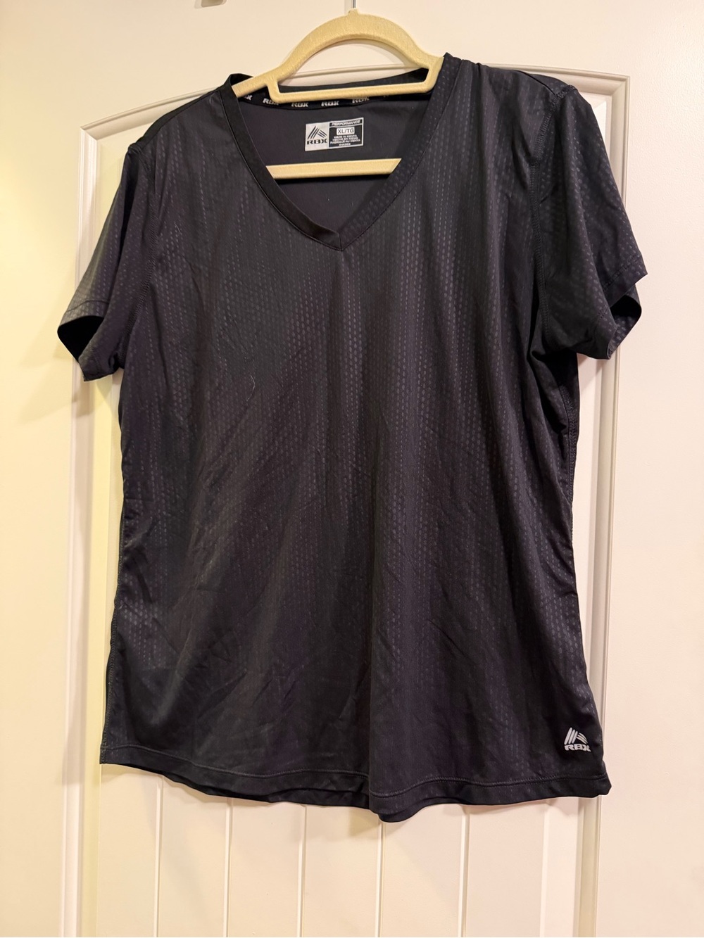 RBX Black Performance Tee with White Logo